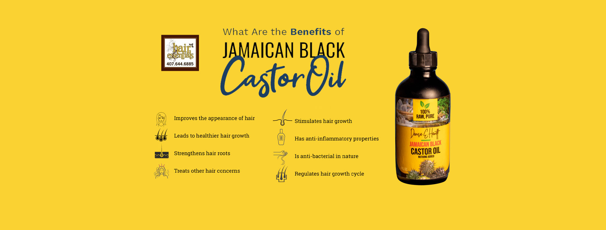 Jamaican Pure Castor Oil from Denise E. Hewitt
